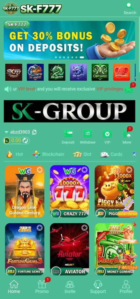 SK F777 game